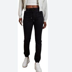 AE Next Level High-WaistedJegging Jogger-Black 2 Short